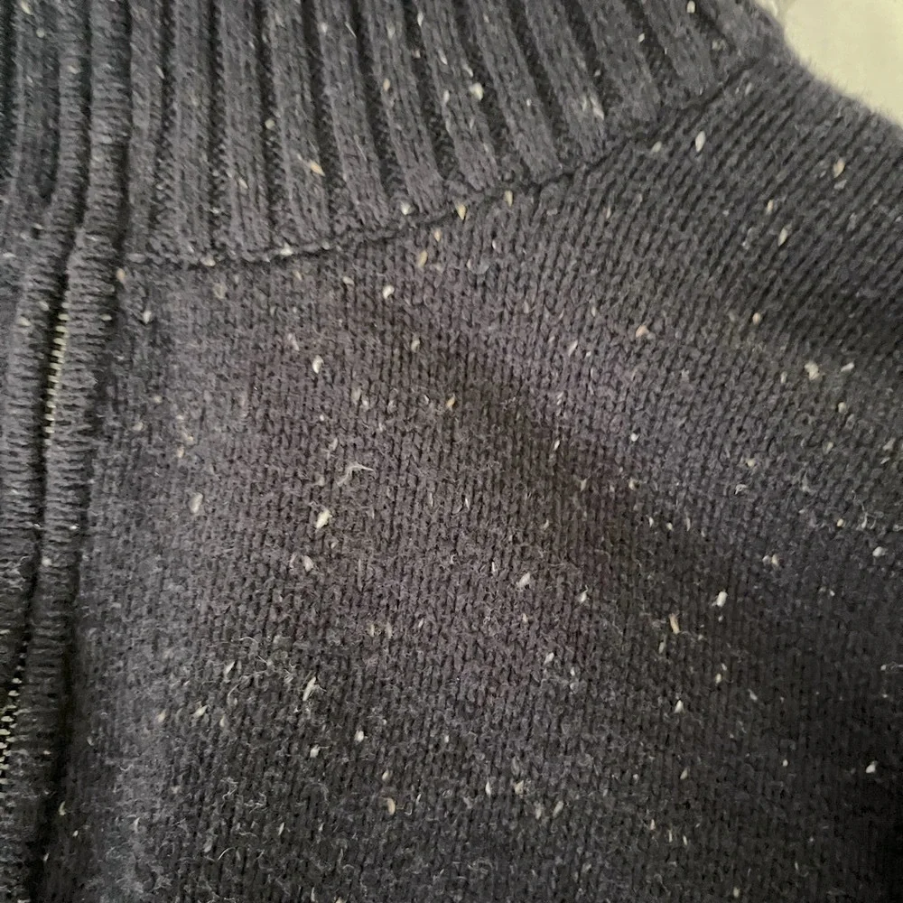 Men's Black Speckled Sweater